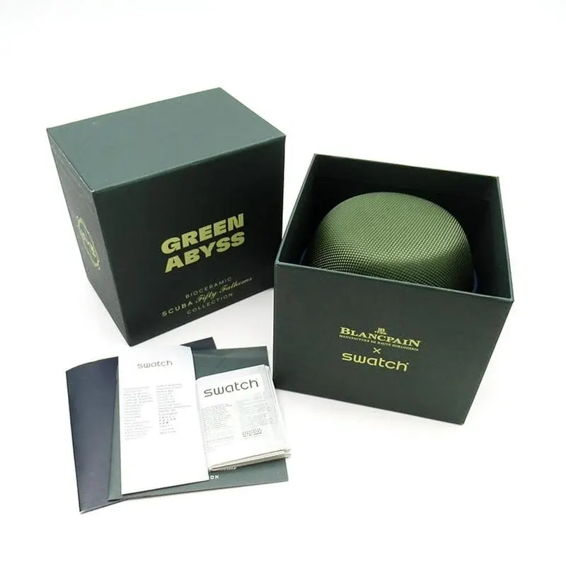 Blancpain x Swatch Fifty Fathoms “Green Abyss Sistem51” Men’s Watch- S035G100